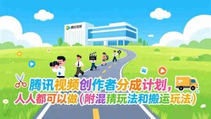 （17137期）腾讯视频创作者分成计划，人人都可以做（附混剪玩法和搬运玩法）-网创资源