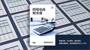 （17036期）跨境电商财务课，核算逻辑、平台规则、账务处理，掌握全盘账务，胜任高薪岗位月入1.5万+-网创资源