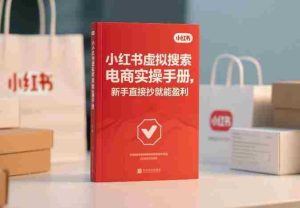 小红书​⁠‬​​⁠​‌​‬​⁠​‬‍‍‌​​​‬‌‍⁠​​​‌​⁠⁠​‬​​‬​​​​‌​‍虚拟搜索电商实操手册，新手直接抄就能盈利-网创资源