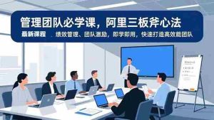 （16929期）管理团队必学课，阿里三板斧心法、绩效管理、团队激励，即学即用，快速打造高效能团队-网创资源