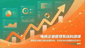 （16643期）电商企业管理系统构建课：帮助企业建立高效运营系统，实现利润与规模的同步跃升-网创资源