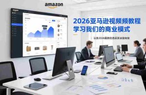 2026亚马逊视频教程，学习我们的商业模式，以及2026最新的选品及运营经验-网创资源