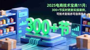 （16493期）2025电商技术宝典11月：200+节实时更新实操案例，可技术变现亦可自用放大-网创资源
