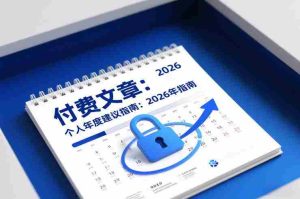 付费文章：个人年度建议指南：2026年指南-网创资源