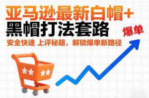 亚马逊最新白帽+黑帽打法套路，安全快速上评秘籍，解锁爆单新路径-网创资源