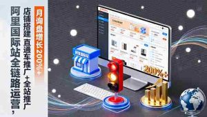 （16311期）阿里国际站全链路运营，店铺搭建+直通车推广+全站推广，月询盘增长200%+-网创资源