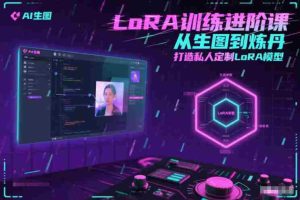 LoRA训练进阶课，从生图到炼丹，打造私人定制LoRA模型-网创资源