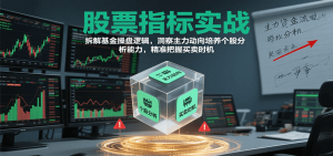 股票指标实战，拆解基金操盘逻辑，洞察主力动向培养个股分析能力，精准把握买卖时机-网创资源