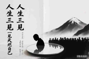 人生三见一见天地见众生见自己，活出自我拥有清晰幸福人生，搞透人性-网创资源