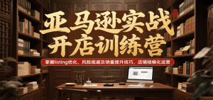 亚马逊实战开店训练营，掌握listing优化、风险规避及销量提升技巧，店铺规模化运营-网创资源