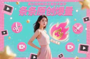 美女视频搬运去重技术教学，条条原创爆量-网创资源