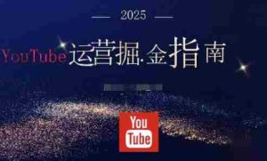 2025油管YouTuBe运营掘金指南，全方位帮你从零搭建油管运营体系-网创资源