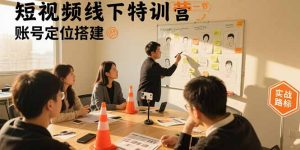 （15707期）短视频线下特训营：账号定位搭建/口播号拍摄剪辑/直播间流量入口/变现实战-网创资源