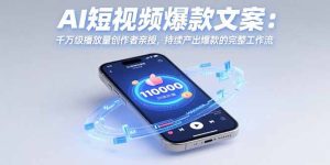 （15569期）AI短视频爆款文案：千万级播放量创作者亲授，持续产出爆款的完整工作流-网创资源
