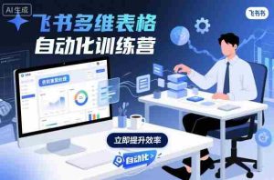 飞书多维表格自动化训练营，手把手教你告别重复处理，用多维表格开启高效办公新模式-网创资源