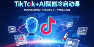 （15561期）TikTok+AI赋能冷启动课：专为跨境电商和内容创业者设计，全套解决方案-网创资源