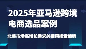 2025年亚马逊跨境电商选品案例-北美市场高增长需求关键词搜索趋势（更新)-网创资源