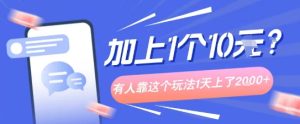 专门打个人成长副业相关粉，上1个10米？有人靠这个玩法1天上了1k+-网创资源