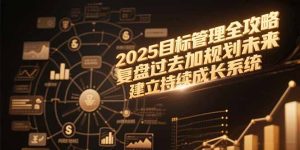 （15199期）2025目标管理全攻略，复盘过去加规划未来，建立持续成长系统-网创资源