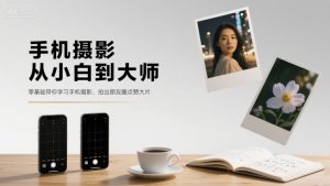 手机摄影从小白到大师，零基础带你学习手机摄影，拍出朋友圈点赞大片-网创资源