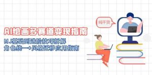 （14798期）AI绘画多赛道变现指南：MJ基础到进阶技巧拆解，角色统一+风格迁移应用指南-网创资源