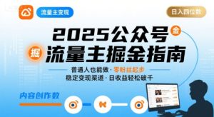 公众号流量主变现项目2025，普通人也能通过这个项目日入四位数-网创资源