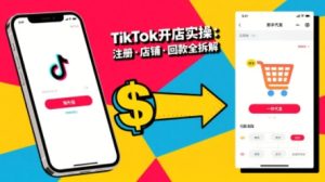 TikTok从开店到投流的进阶课，从基础实操到高阶技巧一网打尽-网创资源