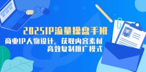 （14609期）2025IP流量操盘手班，商业IP人物设计，获取内容素材，高效复制推广模式-网创资源