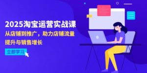 （14504期）2025淘宝运营实战课-4月更新：从店铺到推广，助力店铺流量提升与销售增长-网创资源