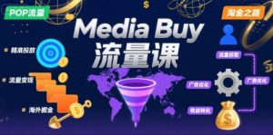 Media Buy之POP流量课，带你开启海外Media Buy淘金之路-网创资源