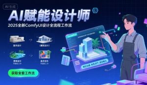 AI赋能设计师， 2025全新comfyui设计全流程工作流 ，室内-建筑-景观-美术，零基础直接上手-网创资源