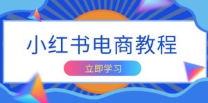 小红书电商教程，掌握帐号定位与内容创作技巧，打造爆款，实现商业变现-网创资源