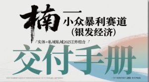 小众暴利赛道(银发经济)实体+私域2025王炸组合-网创资源