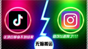 抖音无脑搬运，如果这项目都拿不到结果，你可以退网了-网创资源