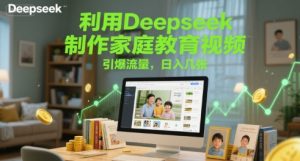 利用Deepseek制作家庭教育视频，引爆流量，日入几张[db:副标题]-网创资源
