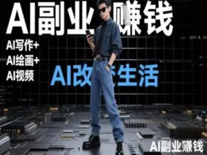 AI改变生活（Ai写作+AI绘画+Ai视频），AI副业挣钱-网创资源