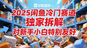 2025闲鱼冷门赛道，独家拆解，对新手小白特别友好-网创资源