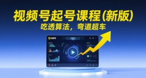 视频号起号课程（新版），吃透算法，弯道超车-网创资源