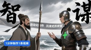 扣子工作流一键生成沉浸式历史故事，一天工作量，3分钟搞定-网创资源