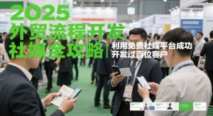 2025外贸流程开发社媒全攻略，利用免费社媒平台成功开发过百位客户-网创资源