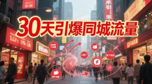 30天引爆同城流量：团购篇 认知篇 流量篇 来客篇 达人篇 老板人设IP篇 投流篇-网创资源