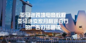 亚马逊跨境电商教程：亚马逊平台月盈利上百万的宣传玩法窍门-网创资源