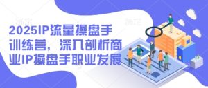 2025IP流量操盘手训练营，深入剖析商业IP操盘手职业发展-网创资源