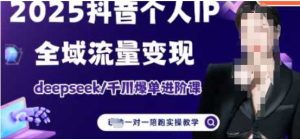 2025个人IP短视频带货(进阶版)全域流量变现，deepseek千川爆单进阶课-网创资源