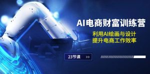AI电商财富训练营：利用AI绘画与设计，提升电商工作效率（23节课）-网创资源