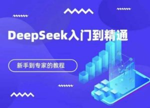 DeepSeek快速从入门到精通，新手的保姆级教程-网创资源