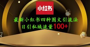 25年最新小红书发布简单图文，单人单号日引流200+创业粉-网创资源