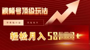 视频号短剧搬运顶级玩法，纯小白月入过W+，狂怼玩法当天见收益-网创资源