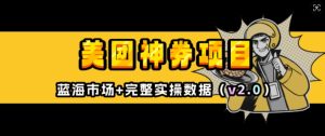 美团神券项目_入门级教程，外卖券膨胀推广项目(v2.0版教程)-网创资源