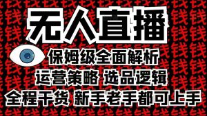 2025无人直播这么做就对了，保姆级全面解析，全程干货，新手老手都可上手-网创资源